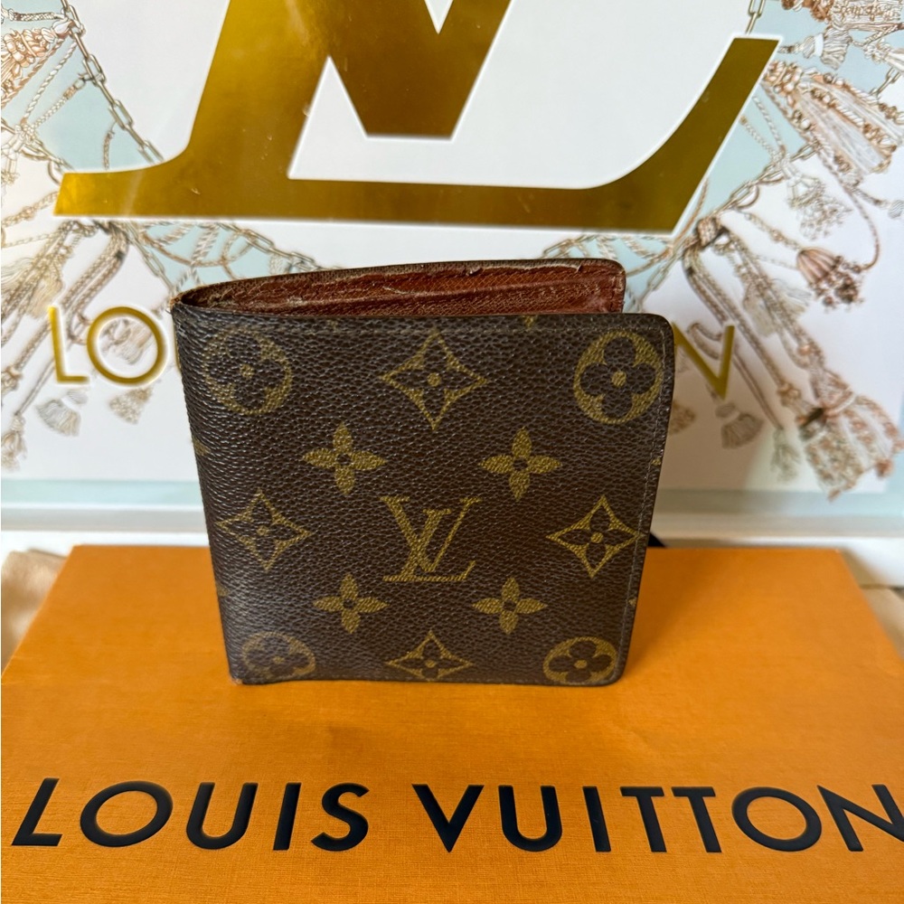 Louis Vuitton Brown Monogram Mens Wallet Vintage - Picture 3 of 14